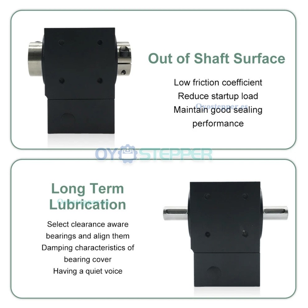 Reductor de &Aacute;ngulo Recto (Engranaje C&oacute;nico) para Motor Paso a Paso NEMA34 / Servomotor 80mm
