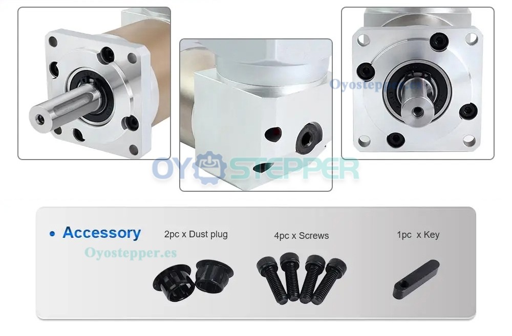 Caja de Cambios en Ángulo Recto RTG60 5:1 / 10:1 / 20:1 / 50:1 Para Motores Servo de 60 mm