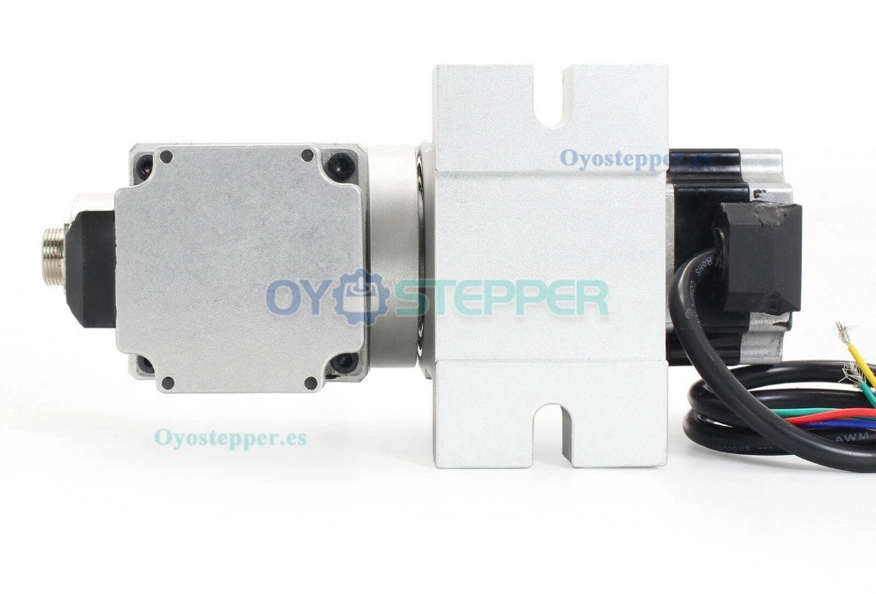Cabezal divisor CNC de 5&ordm; eje A+C con reductor arm&oacute;nico 50:1 y motor paso a paso NEMA 23