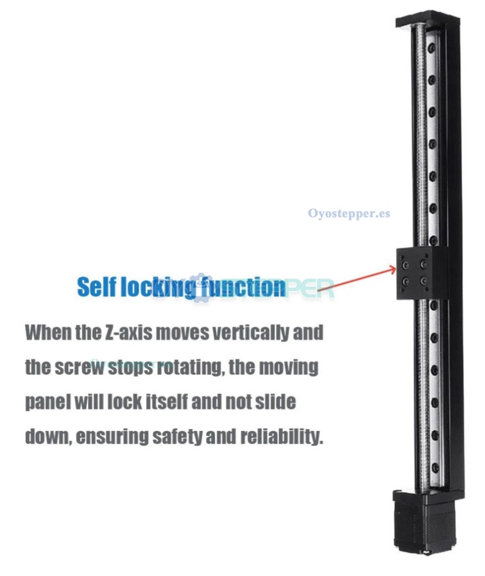 Etapa de Translaci&oacute;n Lineal Motorizada Mini con Mesa Deslizante CNC con Kit Motor Paso a Paso NEMA11 y Controlador TB6600