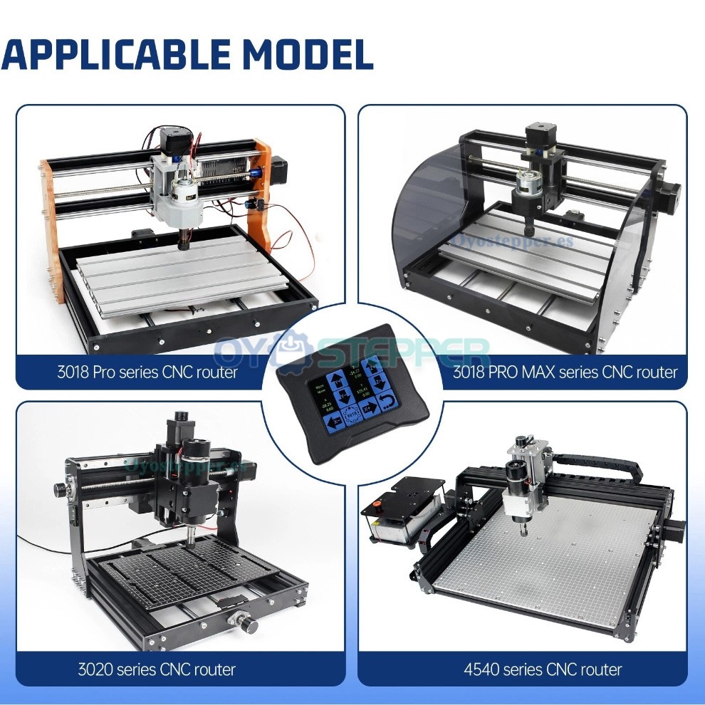 Controlador offline GRBL con pantalla t&aacute;ctil de 2.8 pulgadas para CNC 3018 PRO 3020 PLUS y 4540