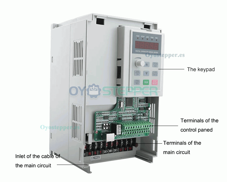 Kit de husillo ATC CNC de 3kW BT30 100mm 220V 24000rpm 400Hz refrigerado por agua con VFD