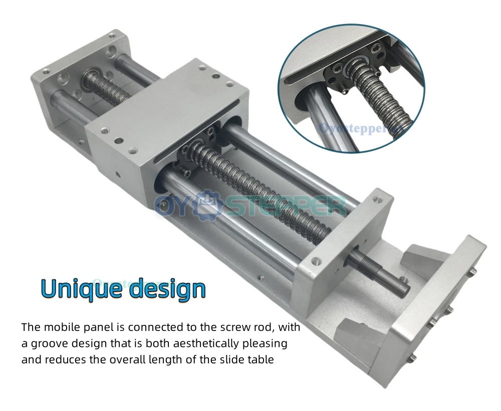 Mesa Deslizante CNC Ejes XYZ con Guía de Carril Lineal, Compatible con Motores Nema23/34 Mesa Deslizante CNC Ejes XYZ con Guía de Carril Lineal, Compatible con Motores Nema23/34