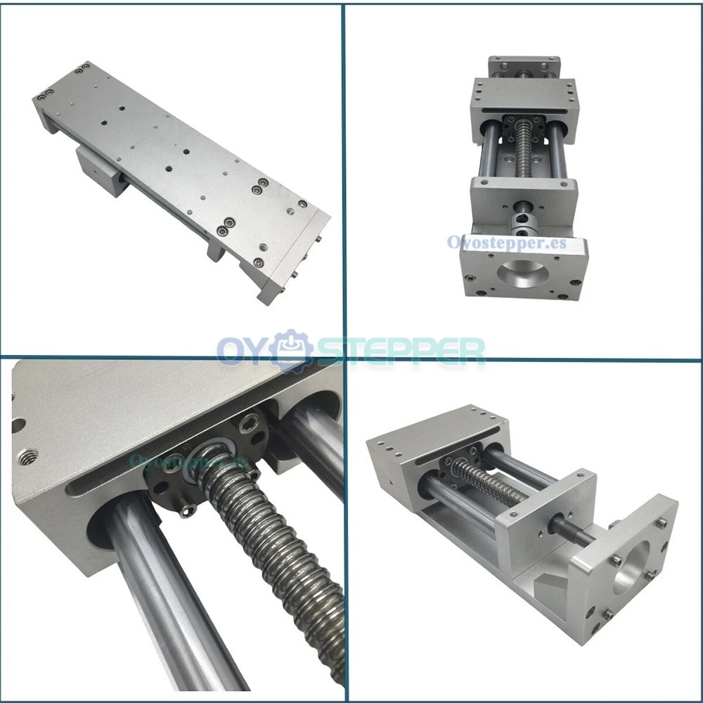 Mesa Deslizante CNC Ejes XYZ con Guía de Carril Lineal, Compatible con Motores Nema23/34 Mesa Deslizante CNC Ejes XYZ con Guía de Carril Lineal, Compatible con Motores Nema23/34