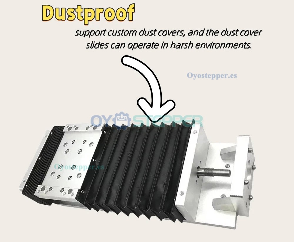 Mesa Deslizante CNC Ejes XYZ con Guía de Carril Lineal, Compatible con Motores Nema23/34 Mesa Deslizante CNC Ejes XYZ con Guía de Carril Lineal, Compatible con Motores Nema23/34