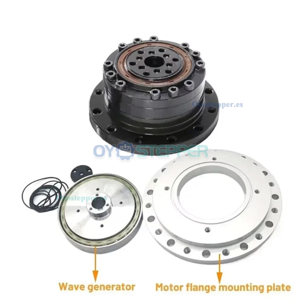Caja de Cambios Arm&oacute;nica Serie ZXS Tipo Copa Relaci&oacute;n 30:1-160:1 para Motor Paso a Paso/Servo