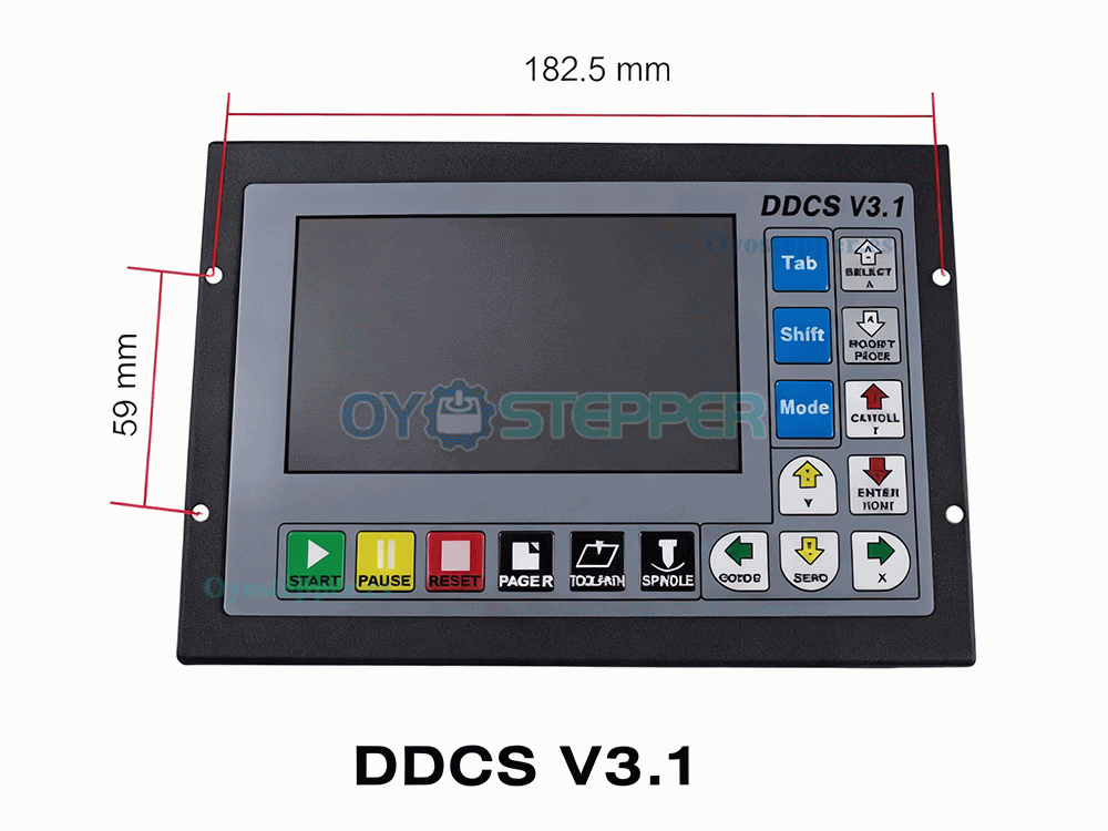 Controlador de Movimiento CNC Aut&oacute;nomo DDCS V3.1 3/4 Ejes, Control Num&eacute;rico Offline 500 kHz