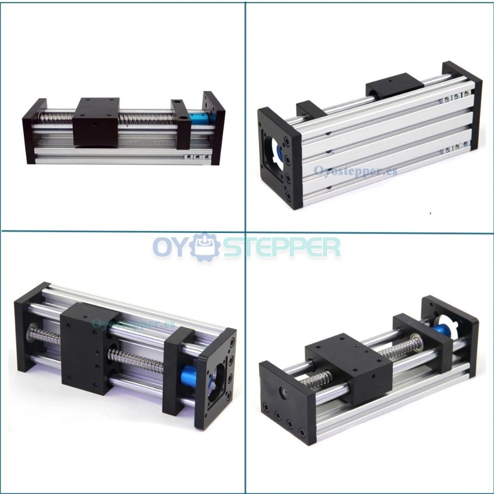 Módulo de Movimiento Lineal CNC Eléctrico con Husillo a Bolas 1605 y Motor Paso a Paso NEMA23 57 mm Módulo de Movimiento Lineal CNC Eléctrico con Husillo a Bolas 1605 y Motor Paso a Paso NEMA23 57 mm