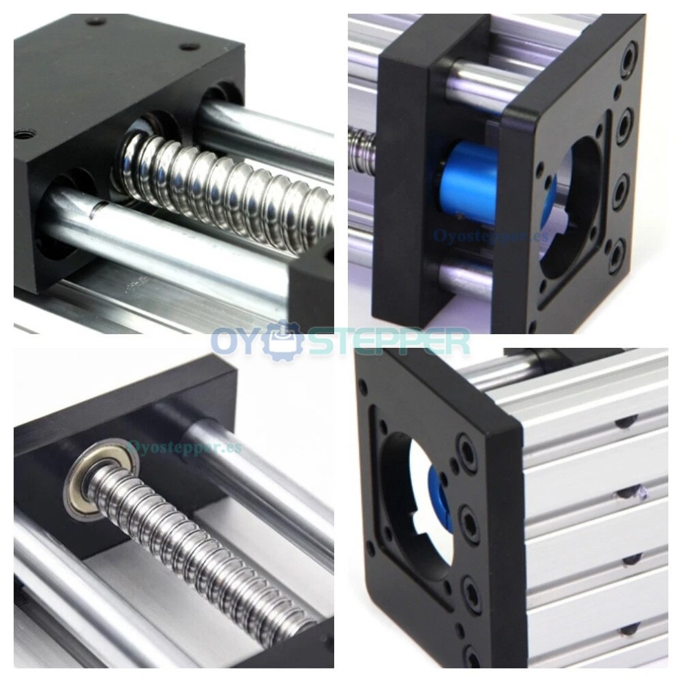 Módulo de Movimiento Lineal CNC Eléctrico con Husillo a Bolas 1605 y Motor Paso a Paso NEMA23 57 mm Módulo de Movimiento Lineal CNC Eléctrico con Husillo a Bolas 1605 y Motor Paso a Paso NEMA23 57 mm