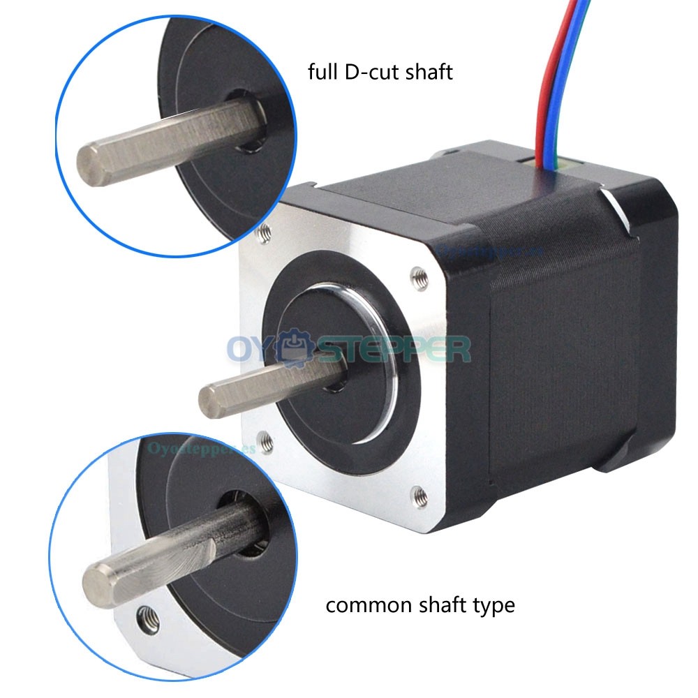 Nema 17 motor paso a paso bipolar 59Ncm 2A 42x48mm 4 cables