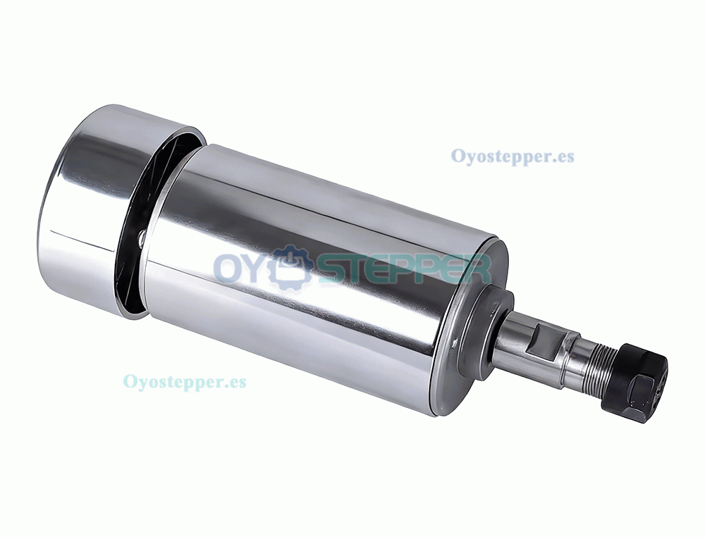 Motor de husillo CNC de 300W 48V ER11/ER16 12000rpm 52mm refrigerado por aire para grabado PCB y madera