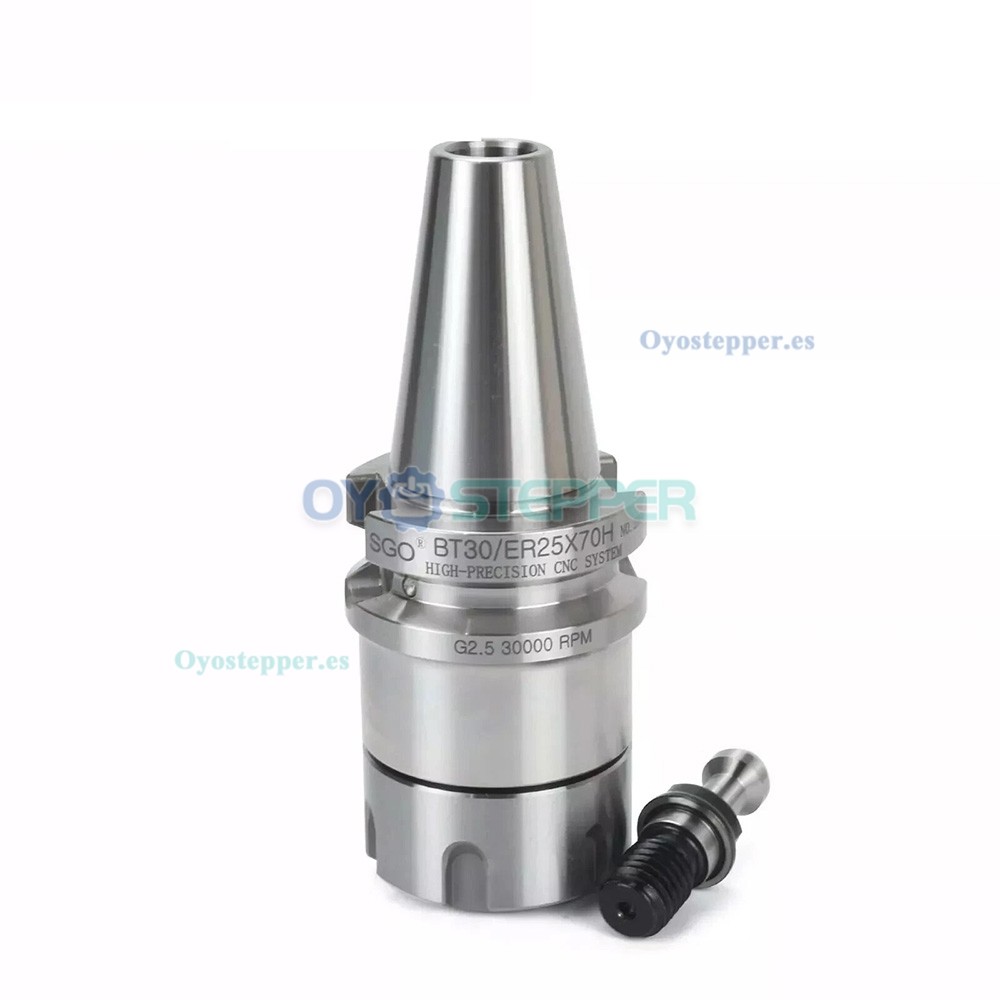 Portaherramientas BT30-ER25 70L con tirante de 45&deg; para husillo ATC