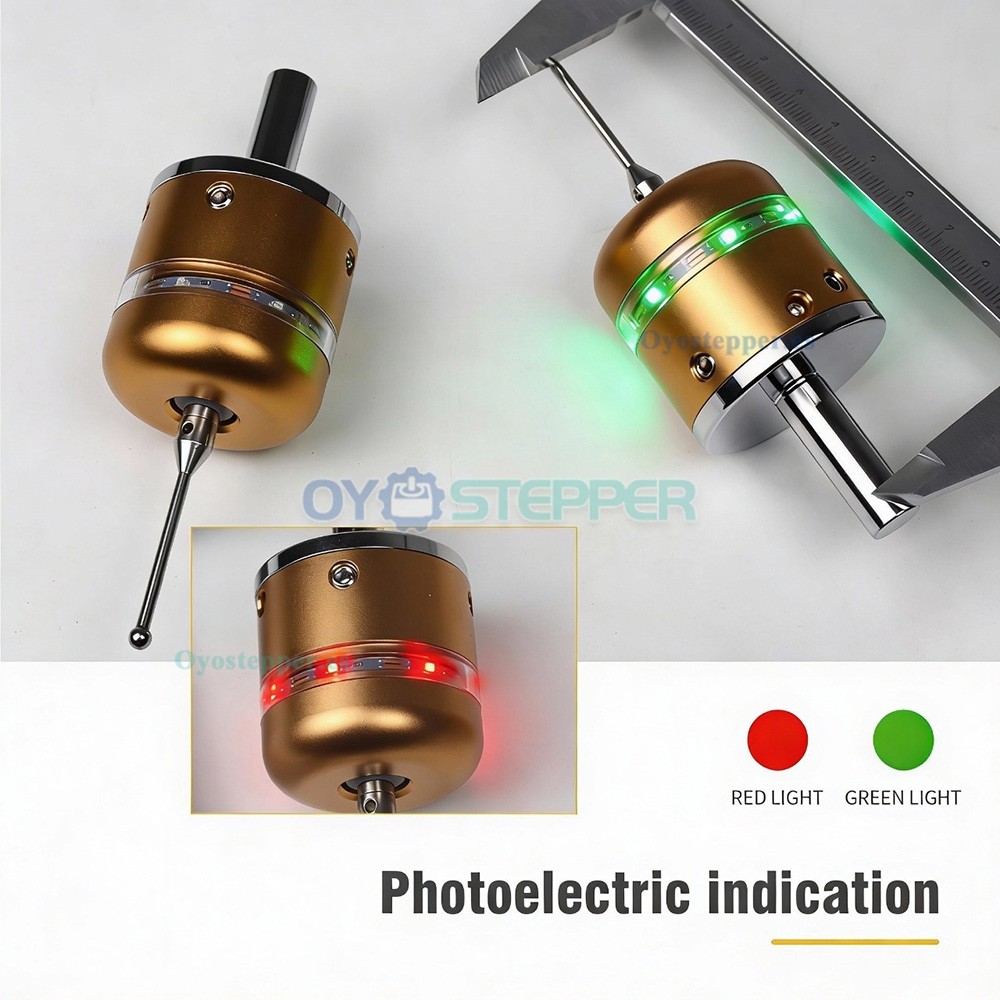 Palpador de cantos 3D fotoel&eacute;ctrico con indicador luminoso para fresadora