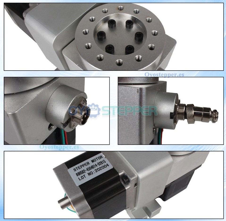 TRNC-A1-C1 Cabezal divisor CNC de cuarto y quinto eje A y C con reductor arm&oacute;nico 50:1