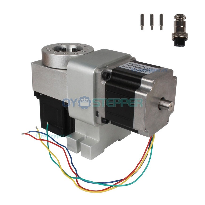 TRNC-A1-C1 Cabezal divisor CNC de cuarto y quinto eje A y C con reductor arm&oacute;nico 50:1